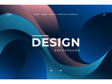 3d Abstract Background Gradient Blue