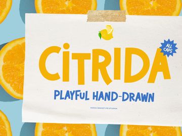Citrida | Playful Hand Drawn