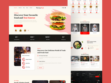 Tammy Food - Restaurant Landing Page