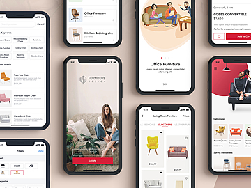 Furniture Design UI Kit