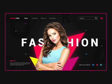 Fashion Home Landing Page