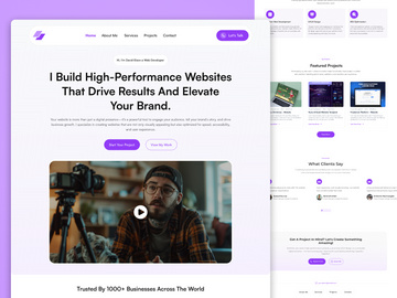 Personal Portfolio Landing Page
