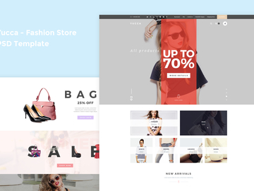 Yucca - Fashion Store PSD Template