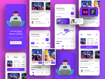 Game Store App UI Kits