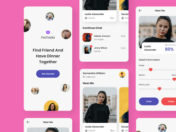 Fechada - Dating Mobile App UI Kit