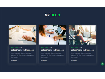 Blog Website Template