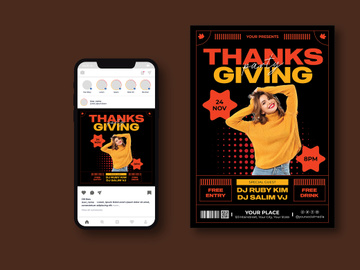 Thanksgiving Party Flyer