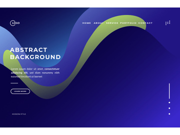 Abstract Geometric Waves UI UX Background