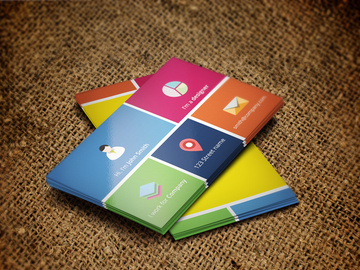 Metro Business Card Template