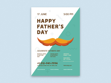 Father's Day Poster Template