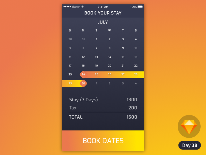 Date Picker [Sketch]