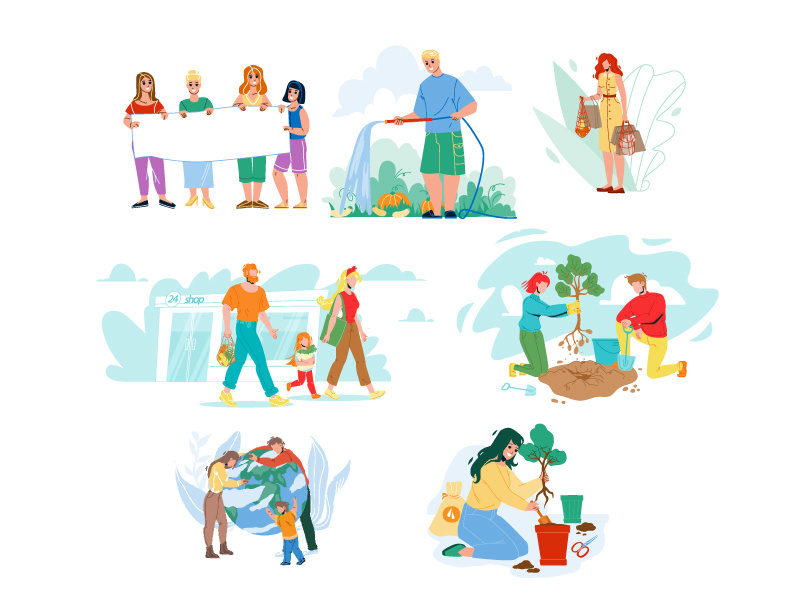 Ecology nature characters by Pikepicture ~ EpicPxls