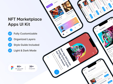 NFTX - NFT Marketplace App UI Kits