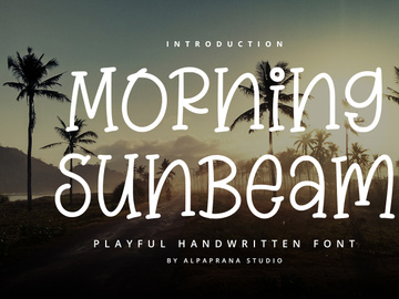 Morning Sunbeam - Handwritten Font