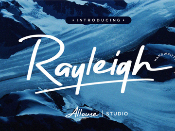 Rayleigh - Handwritten font
