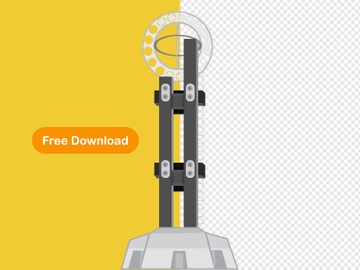 Tugu Khatulistiwa PNG Vector