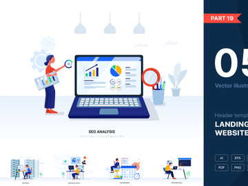 [Part 19] Website illustrations set