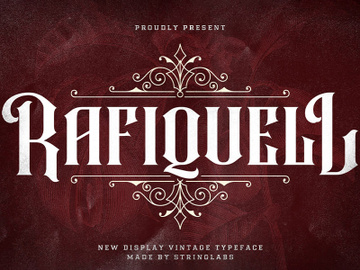 Rafiquell - Victorian Decorative Font