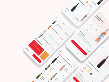 Wine Shop App UI Kit