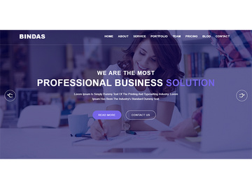 Business Website Landing Page Template