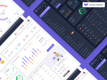 Vuexy – Figma Admin Dashboard UI Kit w/ Atomic Design System