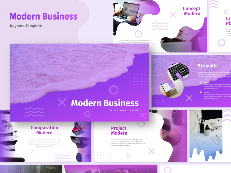 Modern Business Keynote Template By Inkofert Epicpxls