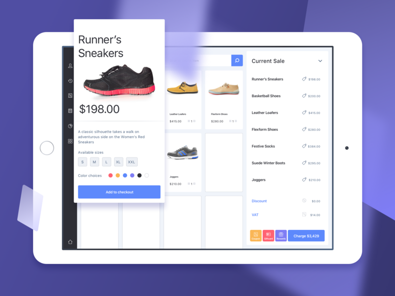Point of Sale App UI by EpicCoders EpicPxls