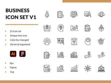 Business Icon Set V1