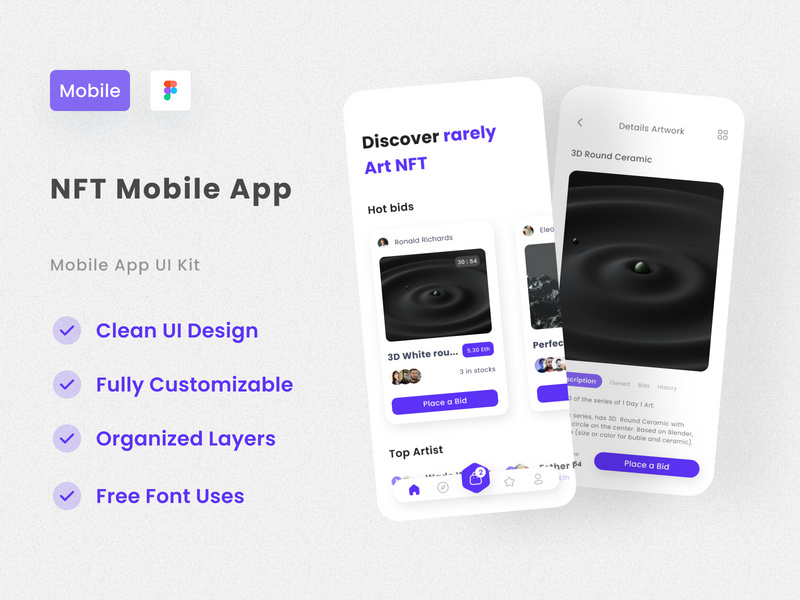 NFT Mobile App by Rrythien_ ~ EpicPxls