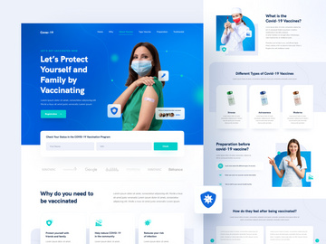 Covid-19 Vaccine Landing Page