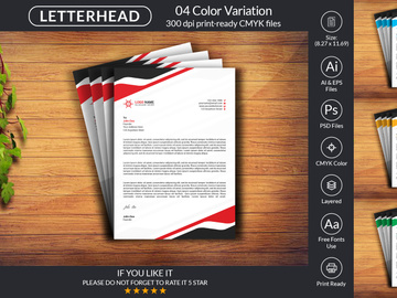 Minimal Letterhead Design Template