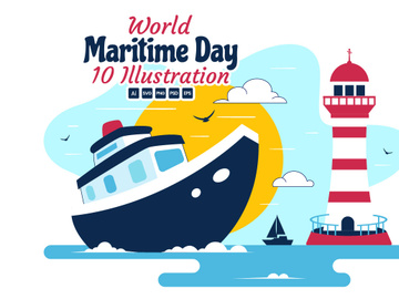 10 World Maritime Day Illustration
