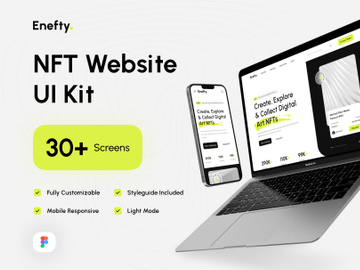Enefty - NFT Website UI Kit