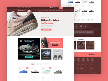 E-commerce Landing Page