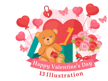 13 Happy Valentine's Day Illustration