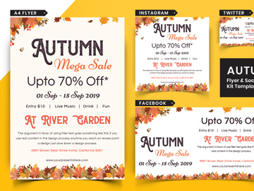 Autumn Festival Flyer & Social Media Pack-13