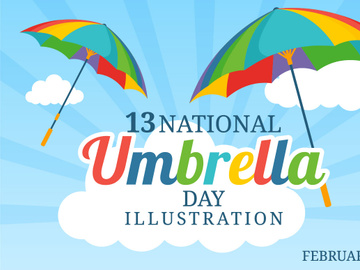 13 National Umbrella Day Illustration