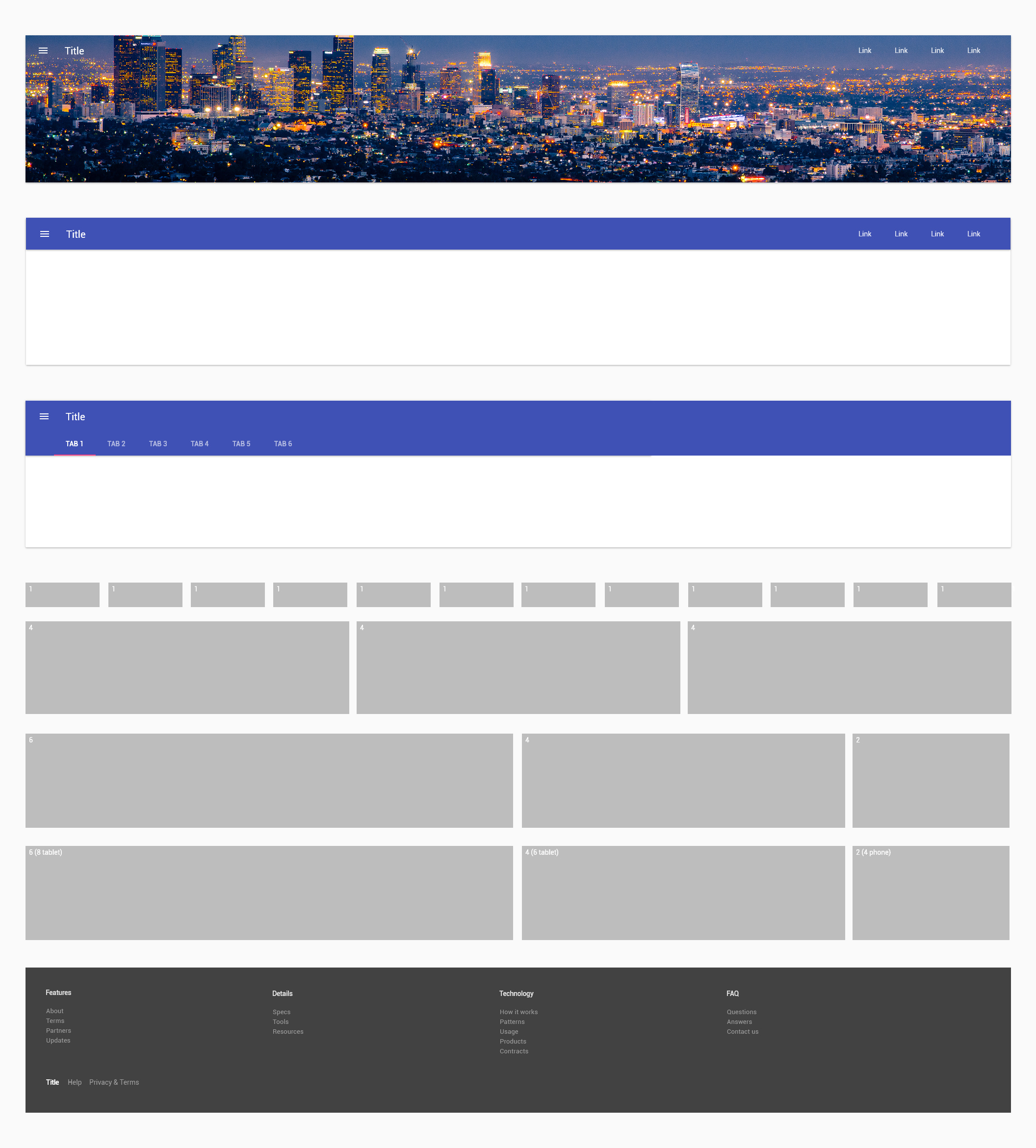 Material Design Lite UI Kit(Material Design Lite UI Kit)插图3