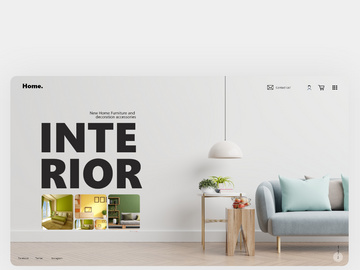 Interior Web Landing Page