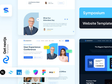 Symposium Free NextJs Website Template