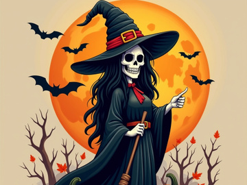 A Halloween Event Flyer captures the spooky spirit of the season