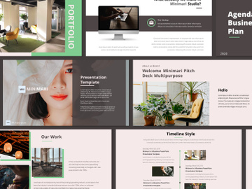 Minimari - Pitch Deck Multipurpose Google Slides Template