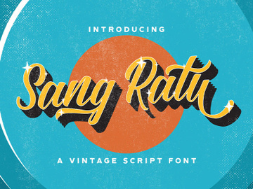 Sang Ratu - Vintage Script Font