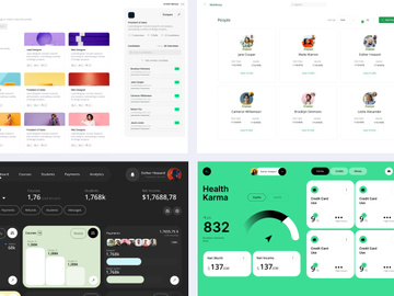 4 Dashboard In 1 Figma Template