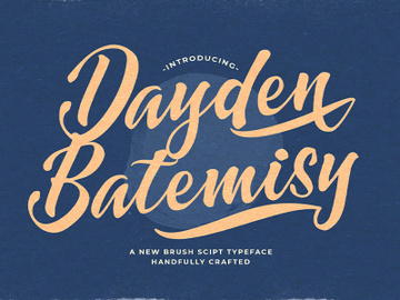 Dayden Batemisy - Brush Script Font