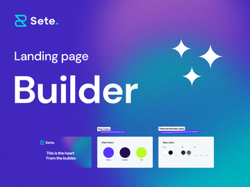Sete - Landing page Builder