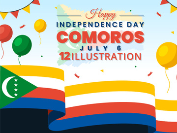 12 Happy Comoros Independence Day Illustration