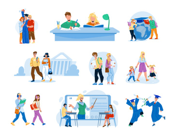 Education characters