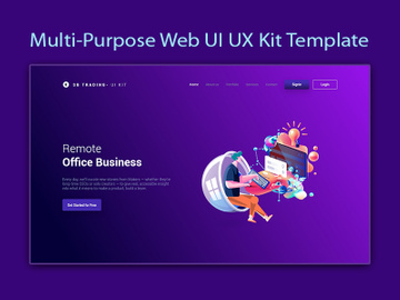 Multi-Purpose Web UI UX Kit Template