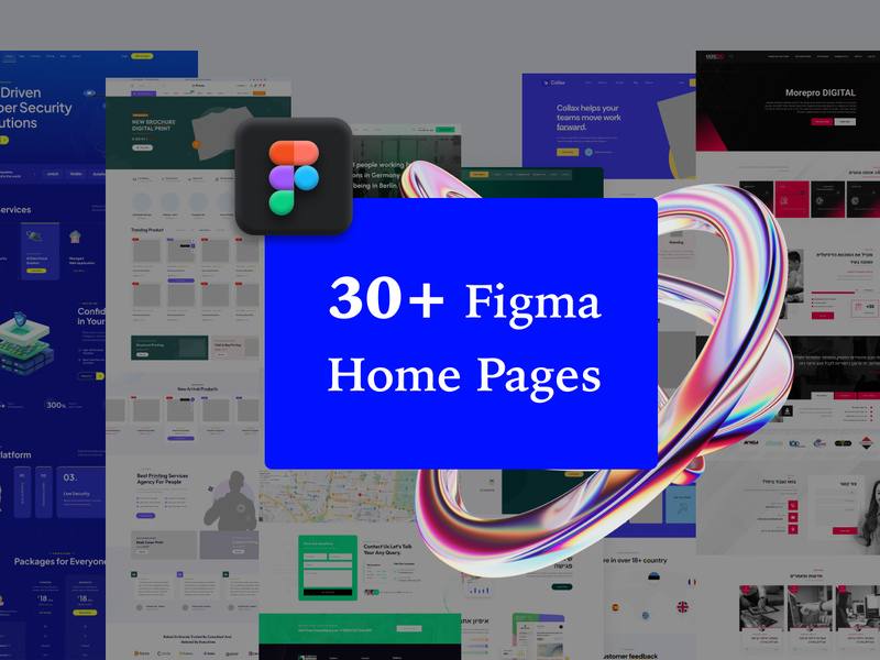 30+ Figma Home Pages by Rony204320 ~ EpicPxls